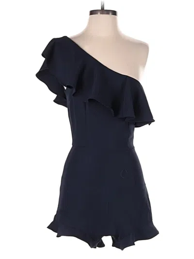 Pre-owned Joa Romper In Blue