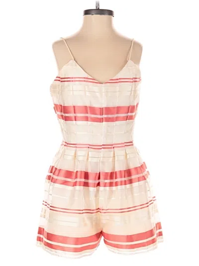 Pre-owned Joa Romper In Ivory