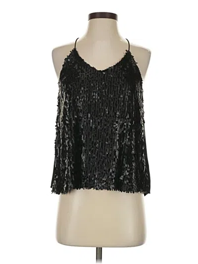 Pre-owned Joa Sleeveless Blouse In Black