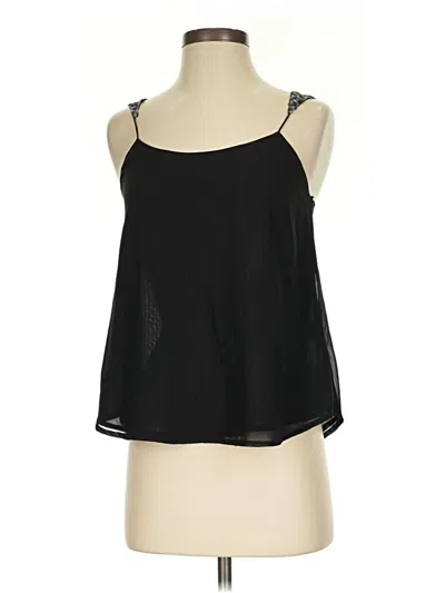 Pre-owned Joa Sleeveless Blouse In Black