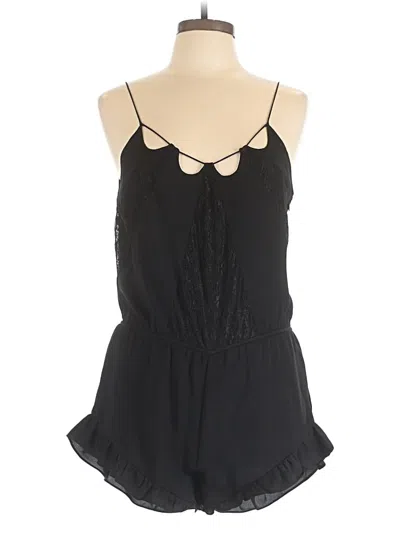 Pre-owned Joa Sleeveless Blouse In Black