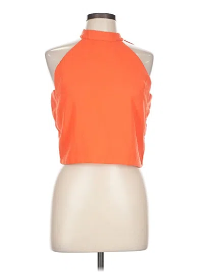 Pre-owned Joa Sleeveless Blouse In Orange