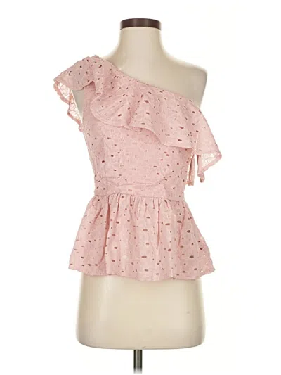 Pre-owned Joa Sleeveless Blouse In Pink