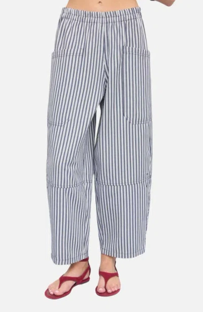 Joa J.o.a. Stripe Wide Leg Pants In Multi