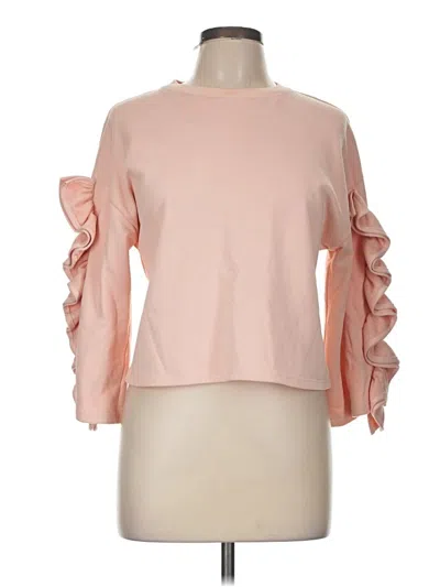 Pre-owned Joa Sweatshirt In Pink