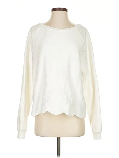 Pre-owned Joa Sweatshirt In White
