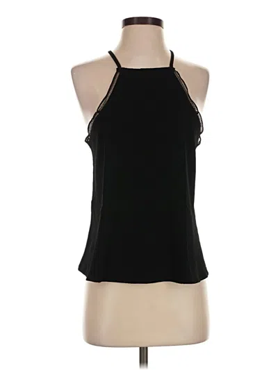 Pre-owned Joa Tank Top Black Halter Neckline Tops