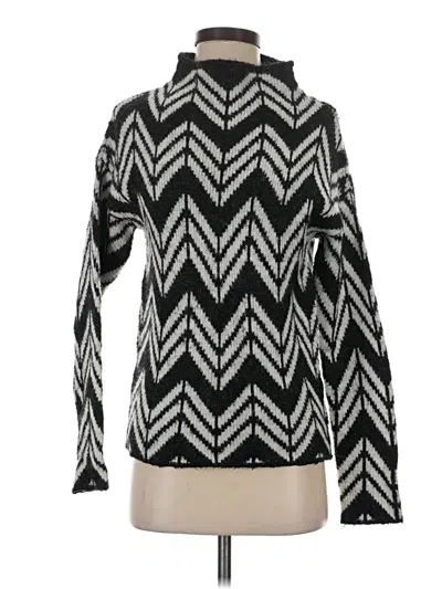 Pre-owned Joa Turtleneck Sweater In Black