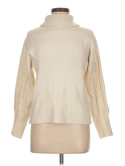 Pre-owned Joa Turtleneck Sweater In Ivory