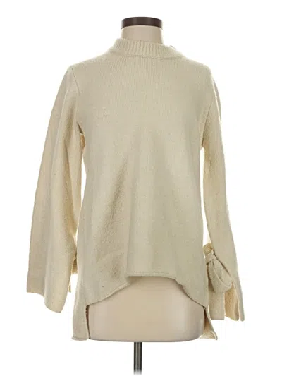 Pre-owned Joa Turtleneck Sweater In Ivory