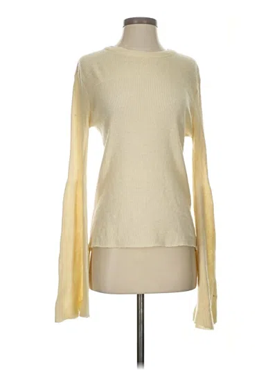 Pre-owned Joa Turtleneck Sweater In Yellow