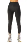 Joah Brown Second Skin Legging In Sueded Onyx