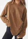 Joah Brown Vintage Long Sleeve Top In Toasted