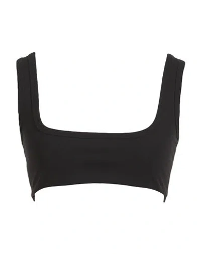 Joah Brown Woman Top Black Size Xs/s Polyester, Elastane