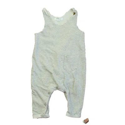 Joahlove Kids' Joah Love Unisex Ivory Stripe Romper In Green