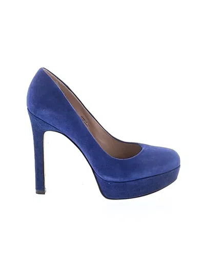 Pre-owned Joan & David Heels In Blue