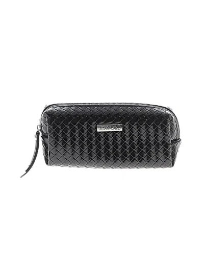 Pre-owned Joan & David Makeup Bag In Black