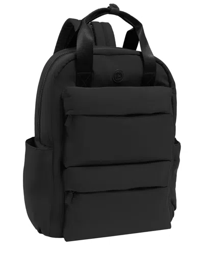 Joan & David Sport Nylon 18in Pocket Workbook Backpack In Black