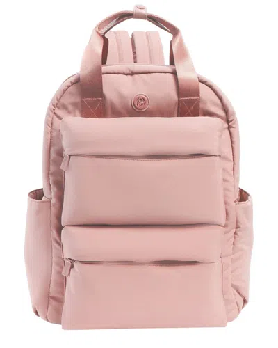Joan & David Sport Nylon 18in Pocket Workbook Backpack In Pink
