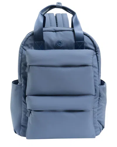 Joan & David Sport Nylon 18in Pocket Workbook Backpack In Blue