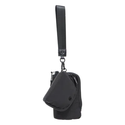 Joan & David The Hold-all Sport Nylon 3 Piece Set Phone Case Wallet, Zip Coin Pouch & Key Chain Lanyard - Black