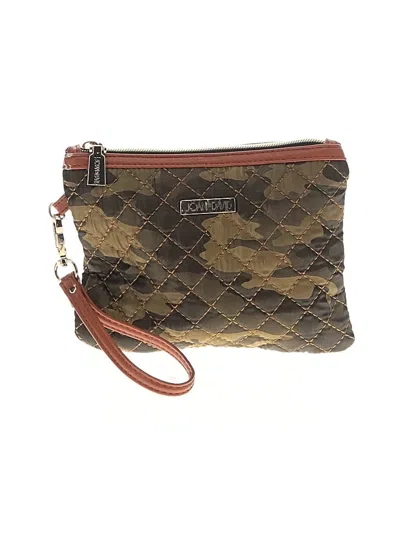 Pre-owned Joan & David Wristlet In Green