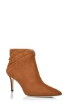 Joan Oloff Daron Ankle Bootie In Autumn Kid Suede
