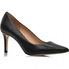 Joan Oloff Floret Saffiano Leather Courts In Black Lux Nappa
