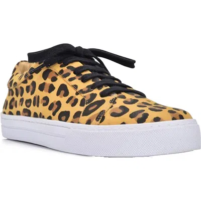 Joan Oloff Equality Sneaker In Leopard Kid Sued