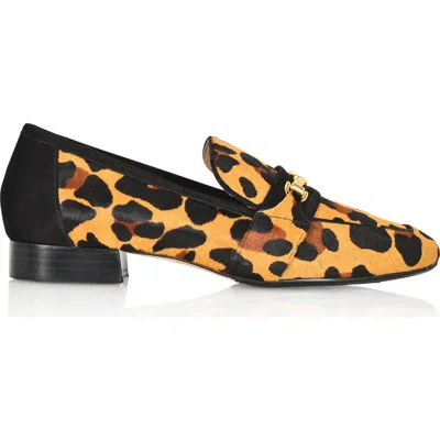 Joan Oloff Shoes Adonis Loafer In Leopard