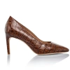 Joan Oloff Shoes Deborah 2.0 Pump In Brown