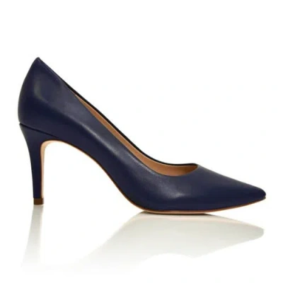 Joan Oloff Shoes Deborah Pump In Blue