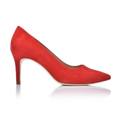 Joan Oloff Shoes Deborah Pump In Red