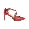 Joan Oloff Shoes Desire Pump In Red