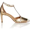 Joan Oloff Shoes Desiree Pump In Gold