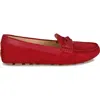 Joan Oloff Shoes Piper Leather Driving Loafer In Multi