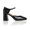 Joan Oloff Shoes Sally Leather Mary Jane Pump In Animal Print