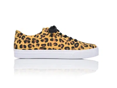 Joan Oloff Women's Equality Sneaker In Leopard Print In Multi
