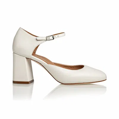 Joan Oloff Women's Sally Mestico Luxury Nappa Pump In Off White