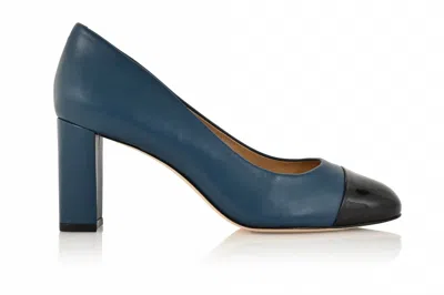 Joan Oloff Women's Sandra Pump In Indigo Blue