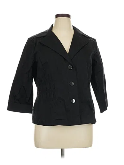 Pre-owned Joan Rivers Blazer Jacket In Black