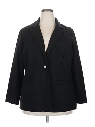 Pre-owned Joan Rivers Blazer Jacket In Black