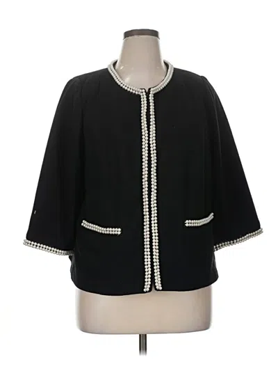 Pre-owned Joan Rivers Blazer Jacket In Black