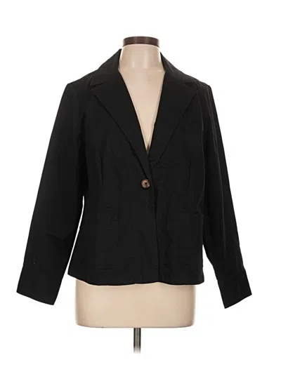 Pre-owned Joan Rivers Blazer Jacket In Black