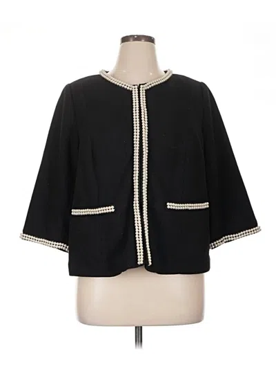 Pre-owned Joan Rivers Blazer Jacket In Black