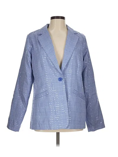 Pre-owned Joan Rivers Blazer Jacket In Blue