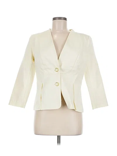 Pre-owned Joan Rivers Blazer Jacket In Ivory