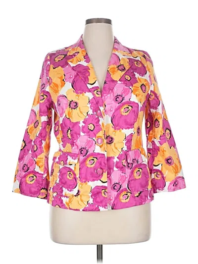 Pre-owned Joan Rivers Blazer Jacket In Pink