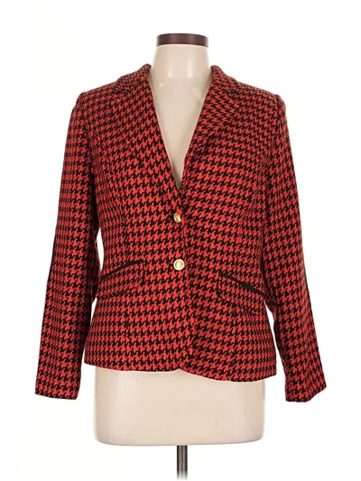 Pre-owned Joan Rivers Blazer Jacket In Red