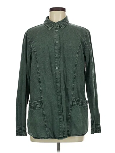 Pre-owned Joan Rivers Cardigan Sweater In Green
